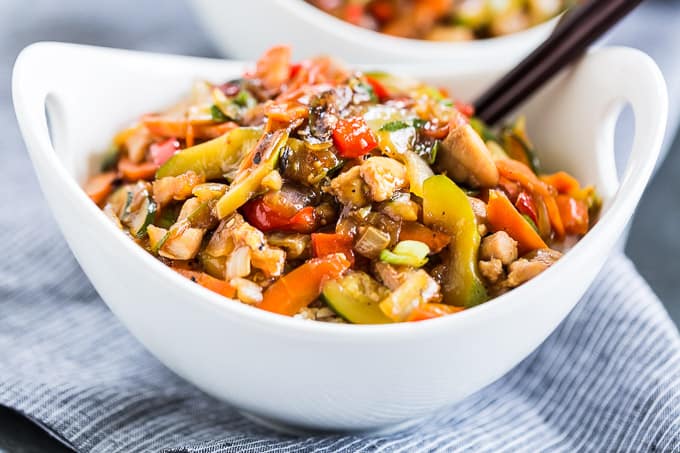 Batch Cook Teriyaki Stir Fry: Healthy Veggie-Packed Meals All Week